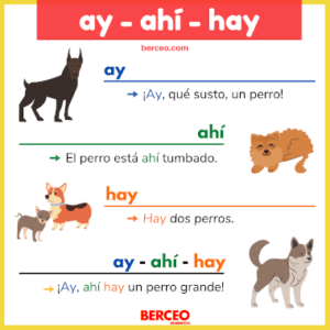 Ay ahí hay en español